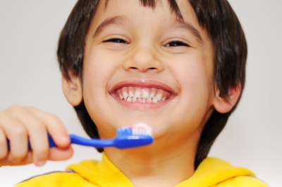 This is the image for the news article titled Tips for Helping Your Children Rock at Brushing Their Teeth